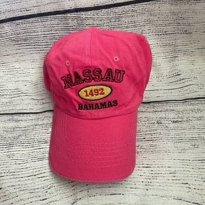 Nassau Bahamas Ball Cap Hat Pink New without Tags (Never even put on head)